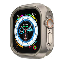 Mageasy Odyssey Aviation Grade Aluminum Alloy Case for Apple Watch Ultra 49mm - Titanium