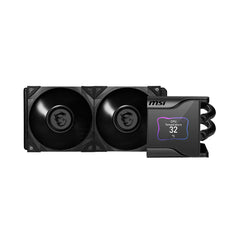 A Photo Of MSI MEG CoreLiquid S280 - 280mm AIO Liquid CPU Cooler with 2.4” IPS Display