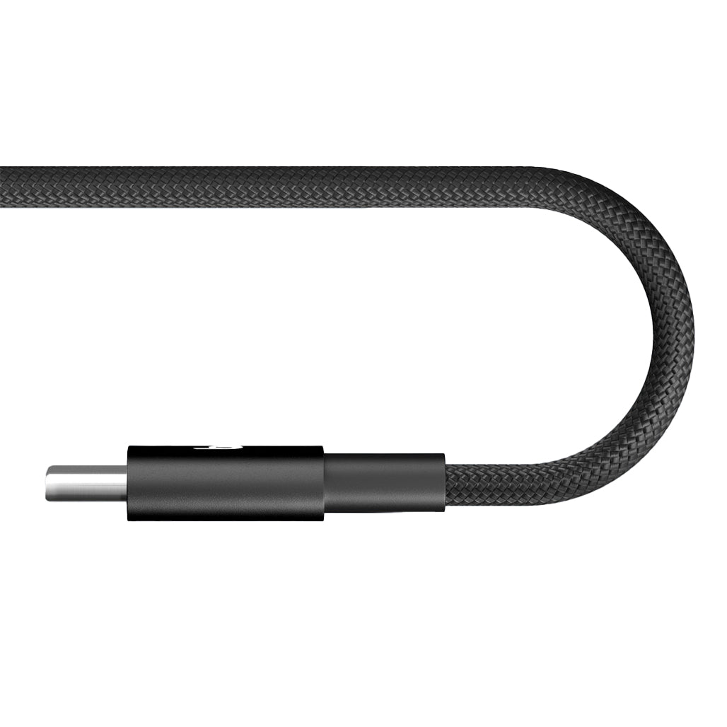 A Photo Of Beats USB-A to USB-C 20cm Braided Charging Cable – Fast Charging, CarPlay Compatible