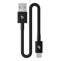 Beats USB-A to USB-C 20cm Braided Charging Cable – Fast Charging, CarPlay Compatible