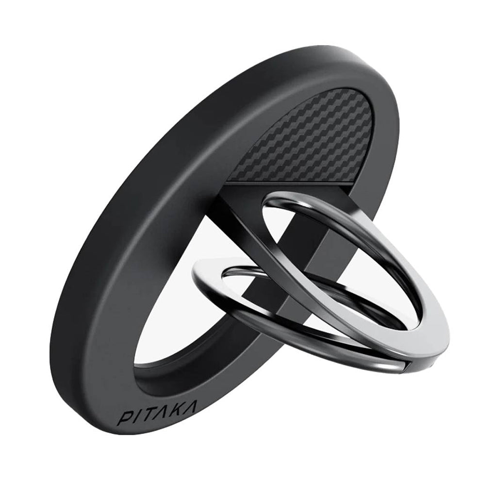 A Photo Of Pitaka MagEZ Grip3 - Slim 4.3mm Double-Ring Design | Gray/Black