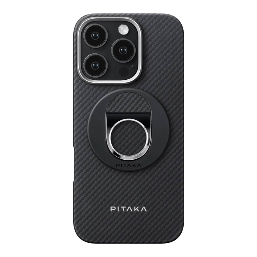 A Photo Of Pitaka MagEZ Grip3 - Slim 4.3mm Double-Ring Design | Gray/Black