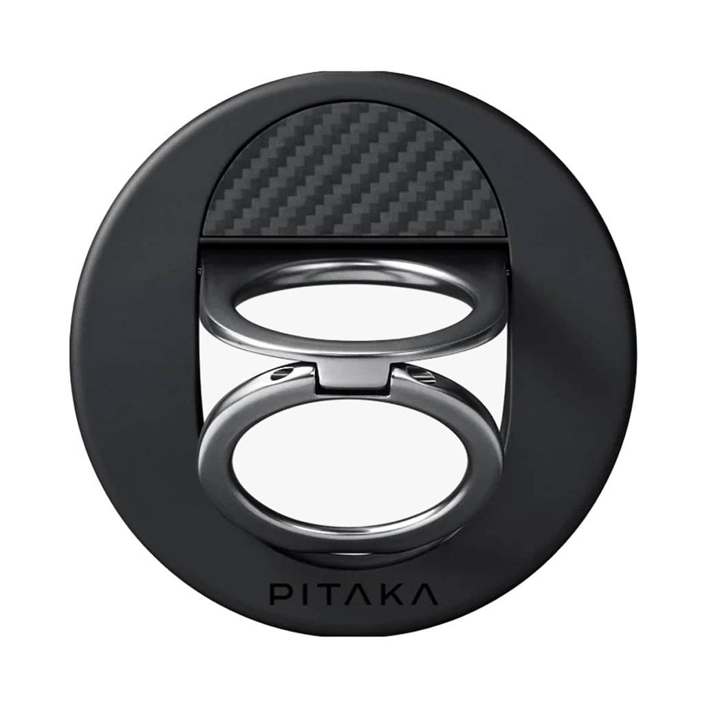 A Photo Of Pitaka MagEZ Grip3 - Slim 4.3mm Double-Ring Design | Gray/Black