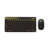 Logitech MK240 Nano Wireless Keyboard and Mouse Combo - Compact, Colorful, and Efficient
