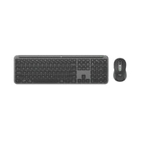 Logitech MK950 Signature Slim Wireless Keyboard and Mouse Combo - Silent Touch Technology, Multi-Device Compatibility, and Long Battery Life