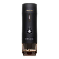 LePresso Momento Portable Coffee Machine | Black | OLED Display, USB Charging, Lithium Battery