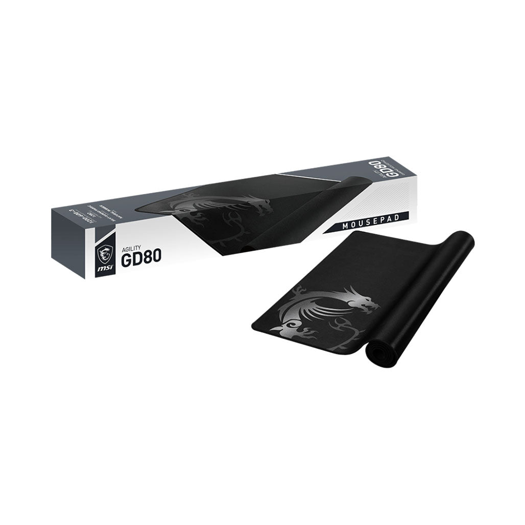 A Photo Of MSI Agility GD80 Gaming MousePad | Extra-Large Silky Surface for Precision and Comfort
