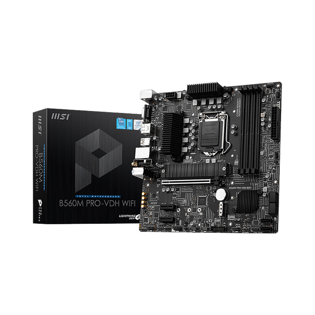 A Photo Of MSI B560M PRO-VDH WIFI MotherBoard - LGA 1200