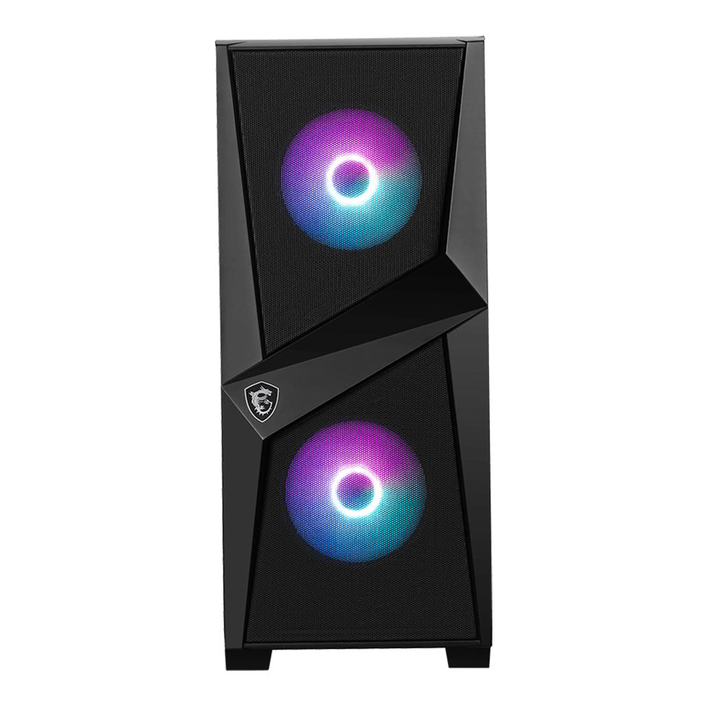 A Photo Of MSI MAG Forge 100R - Powerful Mid-Tower Gaming Case with ARGB Lighting