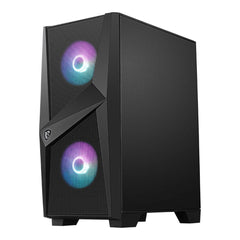 A Photo Of MSI MAG Forge 100R - Powerful Mid-Tower Gaming Case with ARGB Lighting