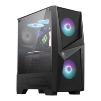 MSI MAG Forge 100R - Powerful Mid-Tower Gaming Case with ARGB Lighting
