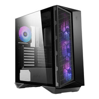 MSI MPG Gungnir 111R - Mid-Tower Gaming Case with ARGB Fans and Tempered Glass