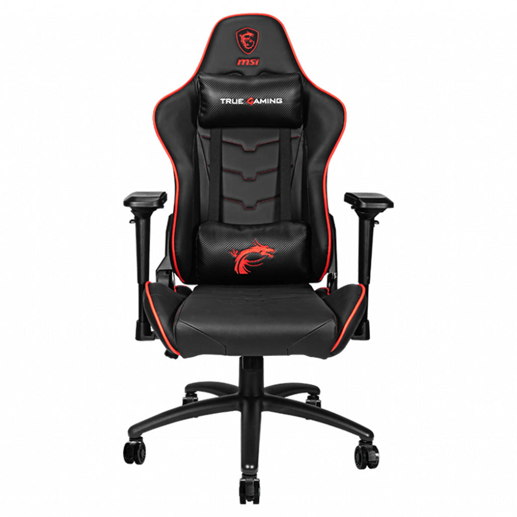 A Photo Of MSI MAG CH120 X Gaming Chair - Ergonomic High-Back with 180° Recline, 4D Armrests, and Steel Base