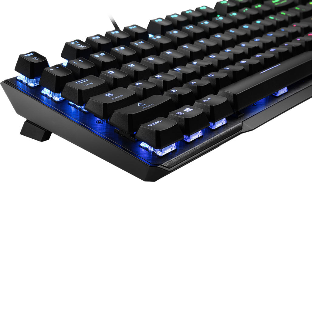 A Photo Of MSI Vigor GK50 Elite LL - Full-Size Wired Mechanical Gaming Keyboard with Kailh Blue Switches and RGB Lighting