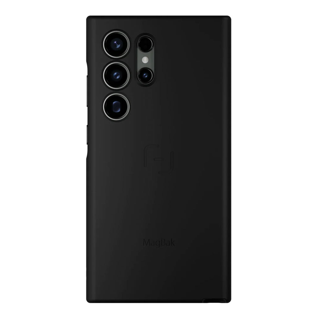 A Photo Of MagBak Case for Samsung Galaxy S24 Ultra - Black | Minimalist Protective & Magnetic Mounting Solution