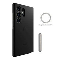 A Photo Of MagBak Case for Samsung Galaxy S24 Ultra - Black | Minimalist Protective & Magnetic Mounting Solution