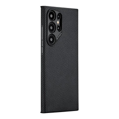 A Photo Of Pitaka MagEZ Case 4 For Samsung Galaxy S24 Ultra - Black/Grey (Twill)