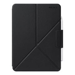 A Photo Of Pitaka MagEZ Folio 2 Magnetic Case for iPad Pro 2024 - Ultra Slim, Lightweight, with Magnetic Apple Pencil Holder - Black