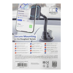 A Photo Of Promate SecureGrip Gooseneck Magnetic Smartphone Holder | MagMount-Pro – 360˚ Rotatable, N52 Magnets, Heat-Resistant Suction Cup