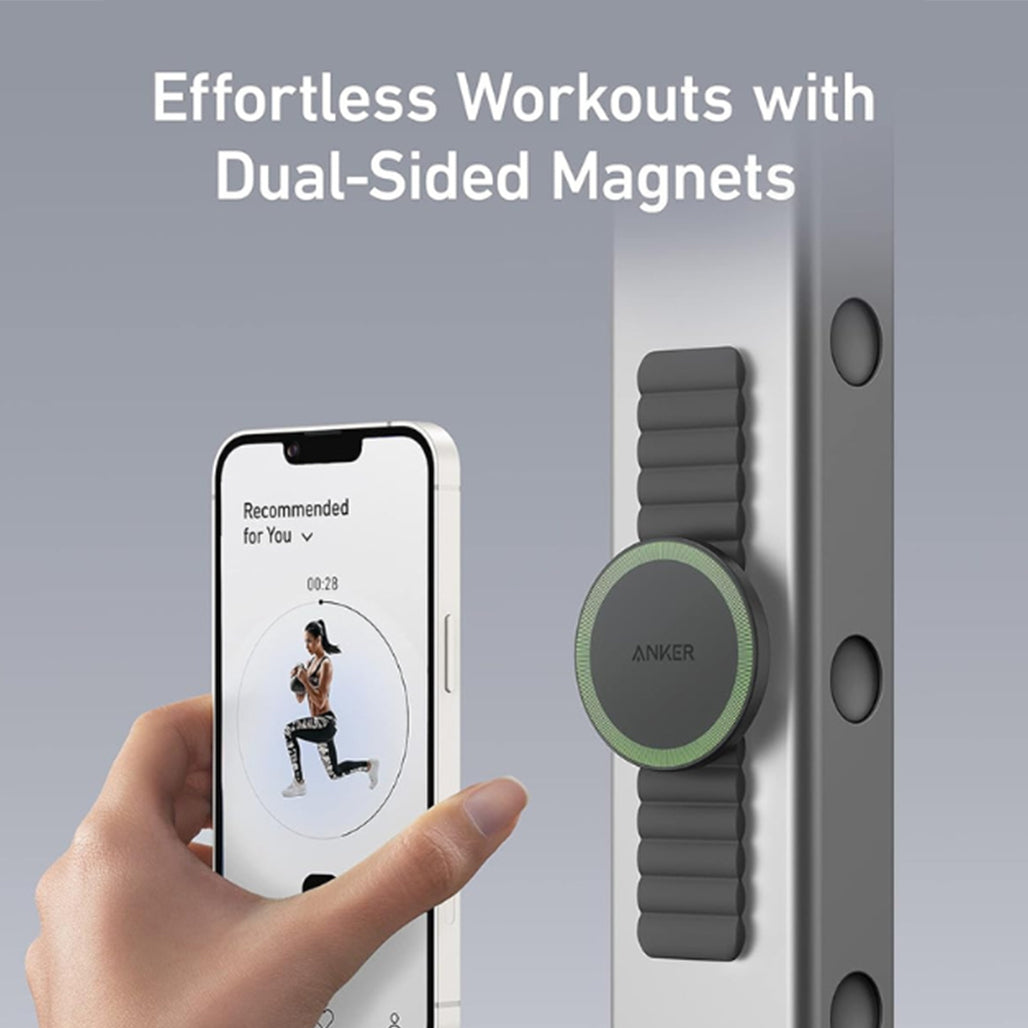 A Photo Of Anker Magnetic Phone Grip 620 (MagGo) | Secure, Sweat-Resistant Magnetic Smartphone Grip for iPhone