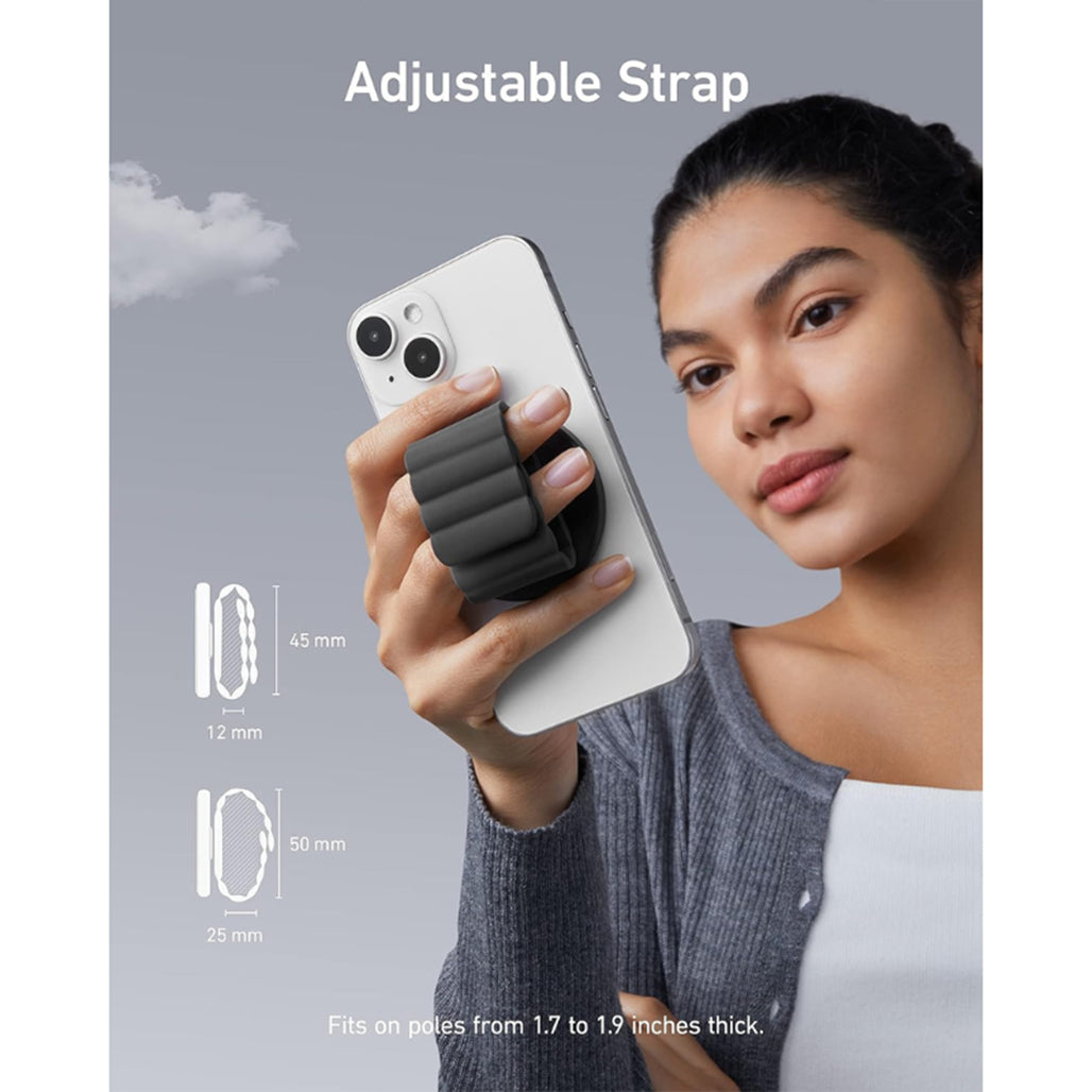 A Photo Of Anker Magnetic Phone Grip 620 (MagGo) | Secure, Sweat-Resistant Magnetic Smartphone Grip for iPhone
