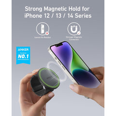 A Photo Of Anker Magnetic Phone Grip 620 (MagGo) | Secure, Sweat-Resistant Magnetic Smartphone Grip for iPhone