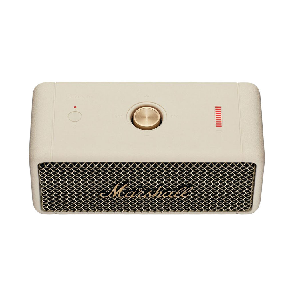 A Photo Of Marshall Emberton Portable Waterproof Wireless Speaker - 20W, IPX7, Bluetooth 5.0, Classic Marshall Design