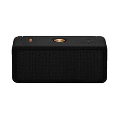 A Photo Of Marshall Emberton II Portable Waterproof Wireless Speaker - 20W, True Stereophonic Sound, IP67, 30-Hour Battery Life (Black & Brass)