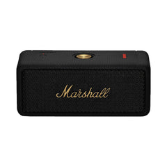 A Photo Of Marshall Emberton II Portable Waterproof Wireless Speaker - 20W, True Stereophonic Sound, IP67, 30-Hour Battery Life (Black & Brass)