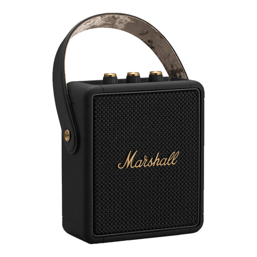 A Photo Of Marshall Stockwell II Portable Bluetooth Speaker – Rugged Design with True Stereophonic Sound