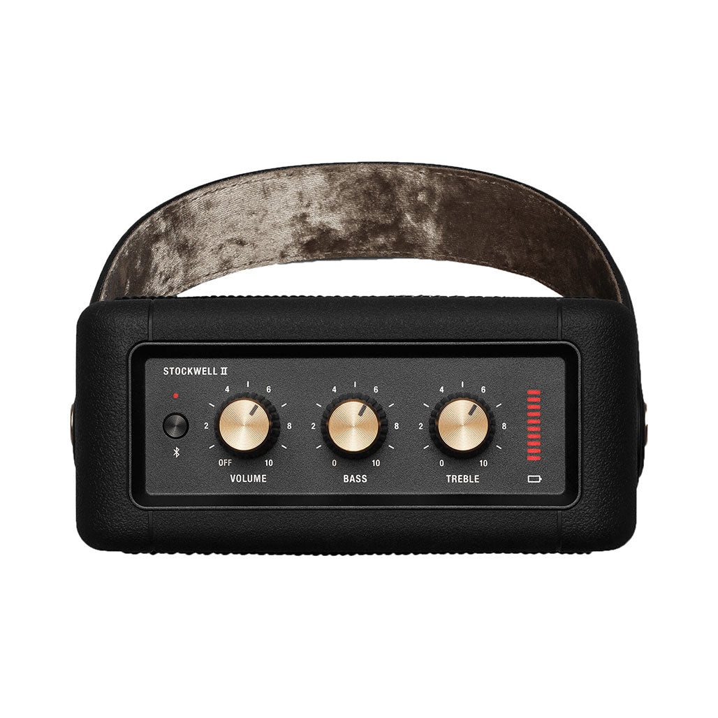 A Photo Of Marshall Stockwell II Portable Bluetooth Speaker – Rugged Design with True Stereophonic Sound