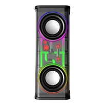 Mecha V8 Double-Shot Little Steel Gun 10W Transparent Speaker with BT5.3