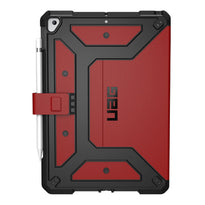 UAG Metropolis Series Red Folio Case for iPad Pro 11" (3rd Gen, 2021) & iPad Air 10.9" (4th Gen) - Rugged 360° Protection with Apple Pencil Holder