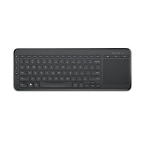 Microsoft N9Z-00019 Wireless All-In-One Media Keyboard with Built-in Touchpad - (Arabic)