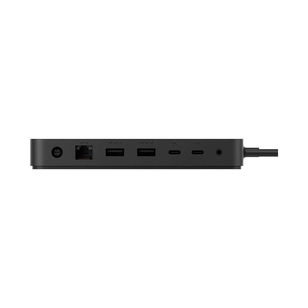A Photo Of Microsoft Surface Thunderbolt 4 Dock T8H-00001 | Black | High-Speed USB-C Hub & Ethernet Connectivity