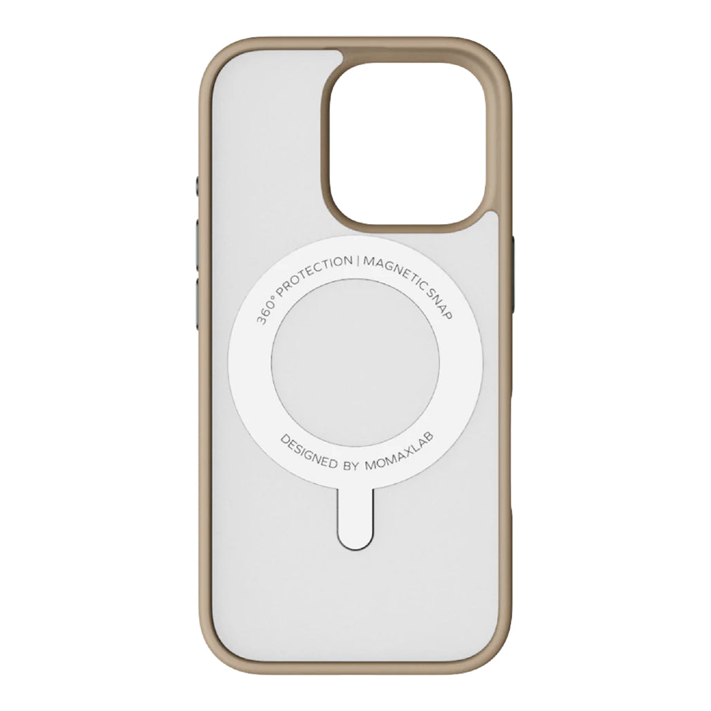 A Photo Of Momax CaseForm Roller for iPhone 16 Pro – MagSafe Case with 360° Protection & Rotatable Ring Stand