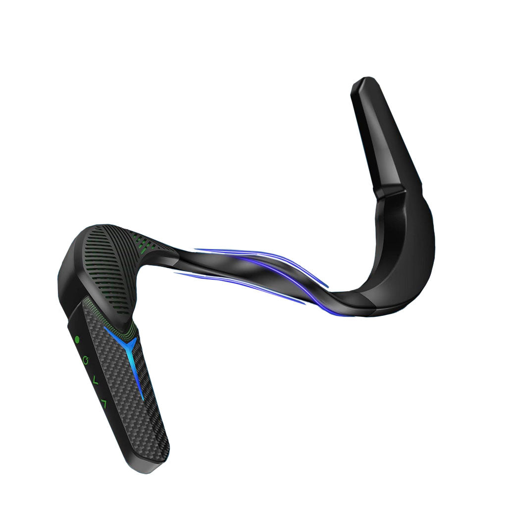 A Photo Of Monster Stinger Neck Speaker - Wireless Bluetooth Neckband Speaker with RGB Lights and 10-Hour Battery Life