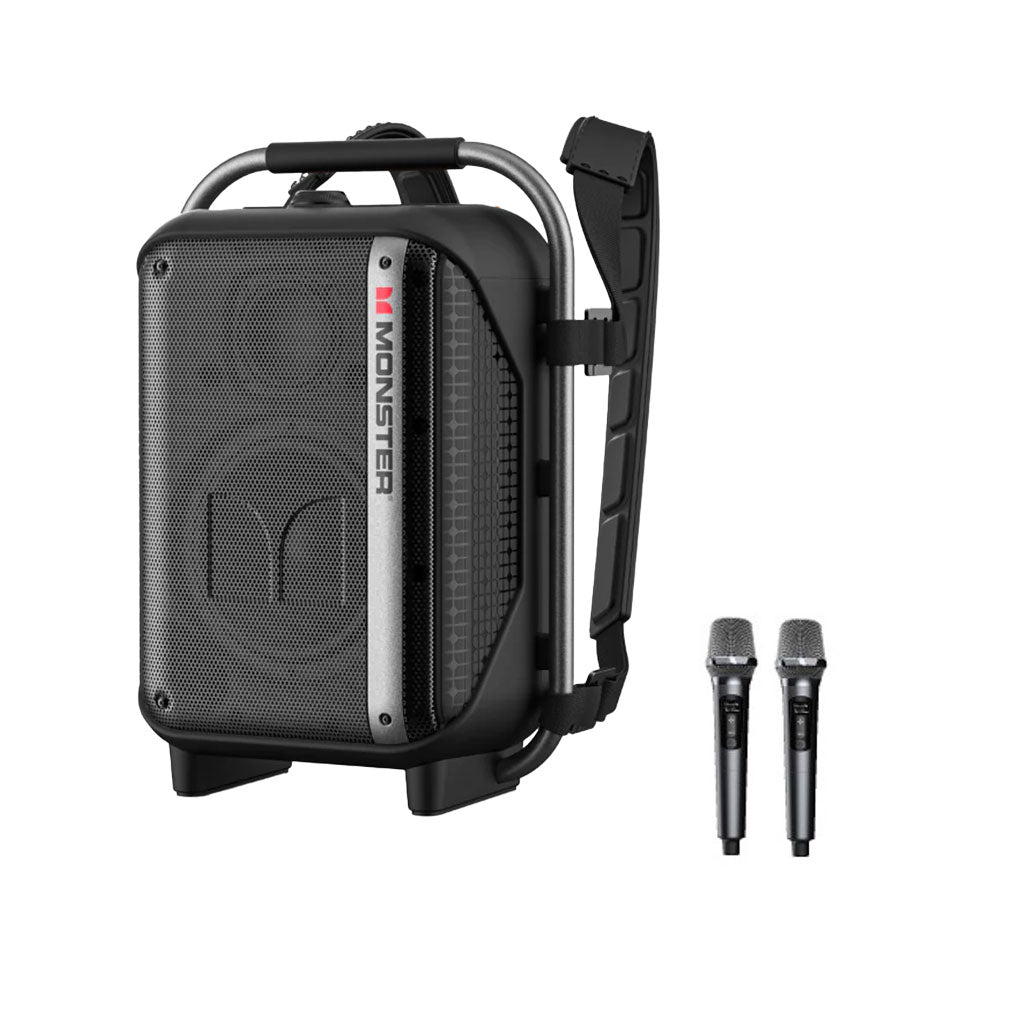 A Photo Of Monster Traveler Portable Bluetooth Speaker - 200W Output, IPX5 Water-Resistant, Bluetooth 5.3, 5-Hour Playtime