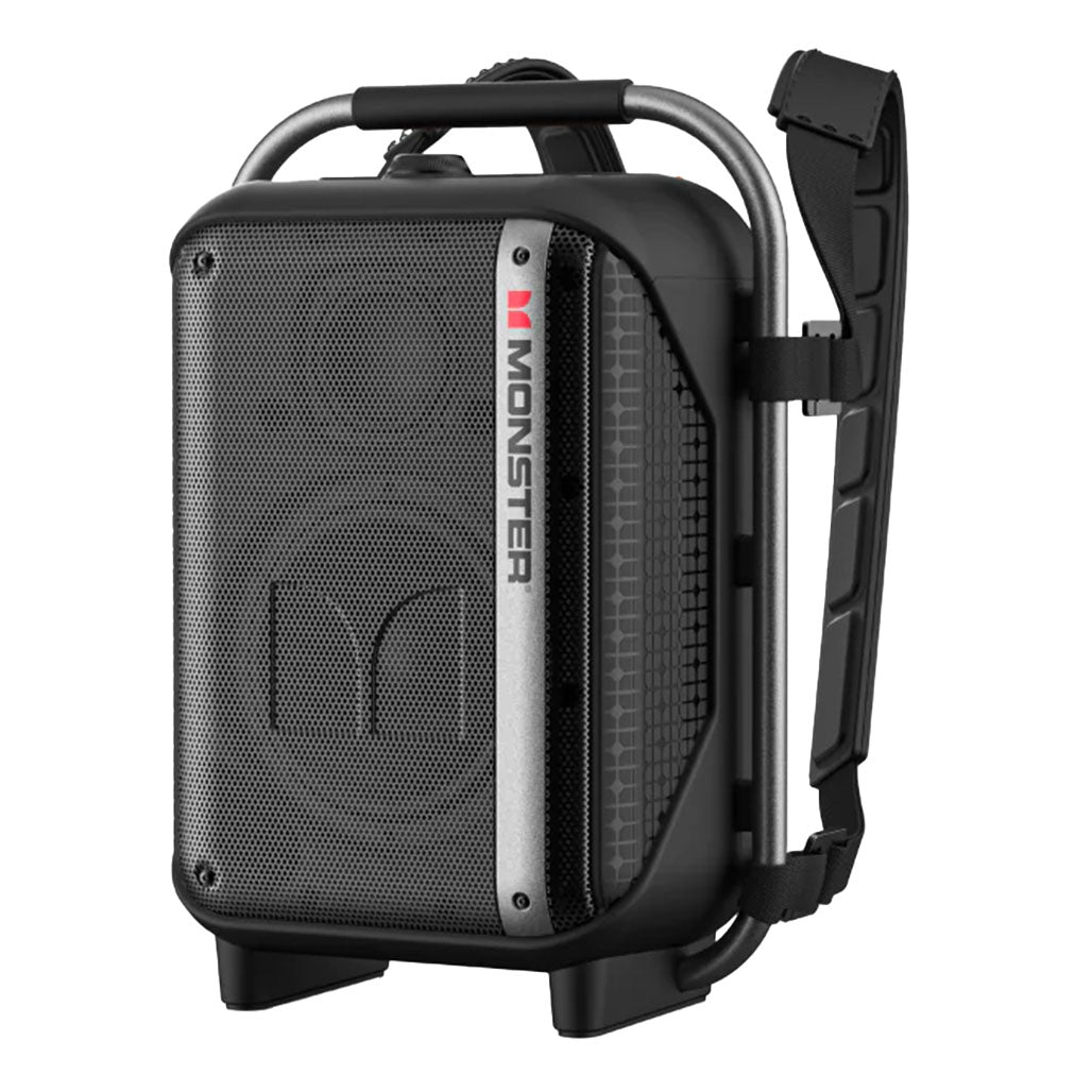 A Photo Of Monster Traveler Portable Bluetooth Speaker - 200W Output, IPX5 Water-Resistant, Bluetooth 5.3, 5-Hour Playtime