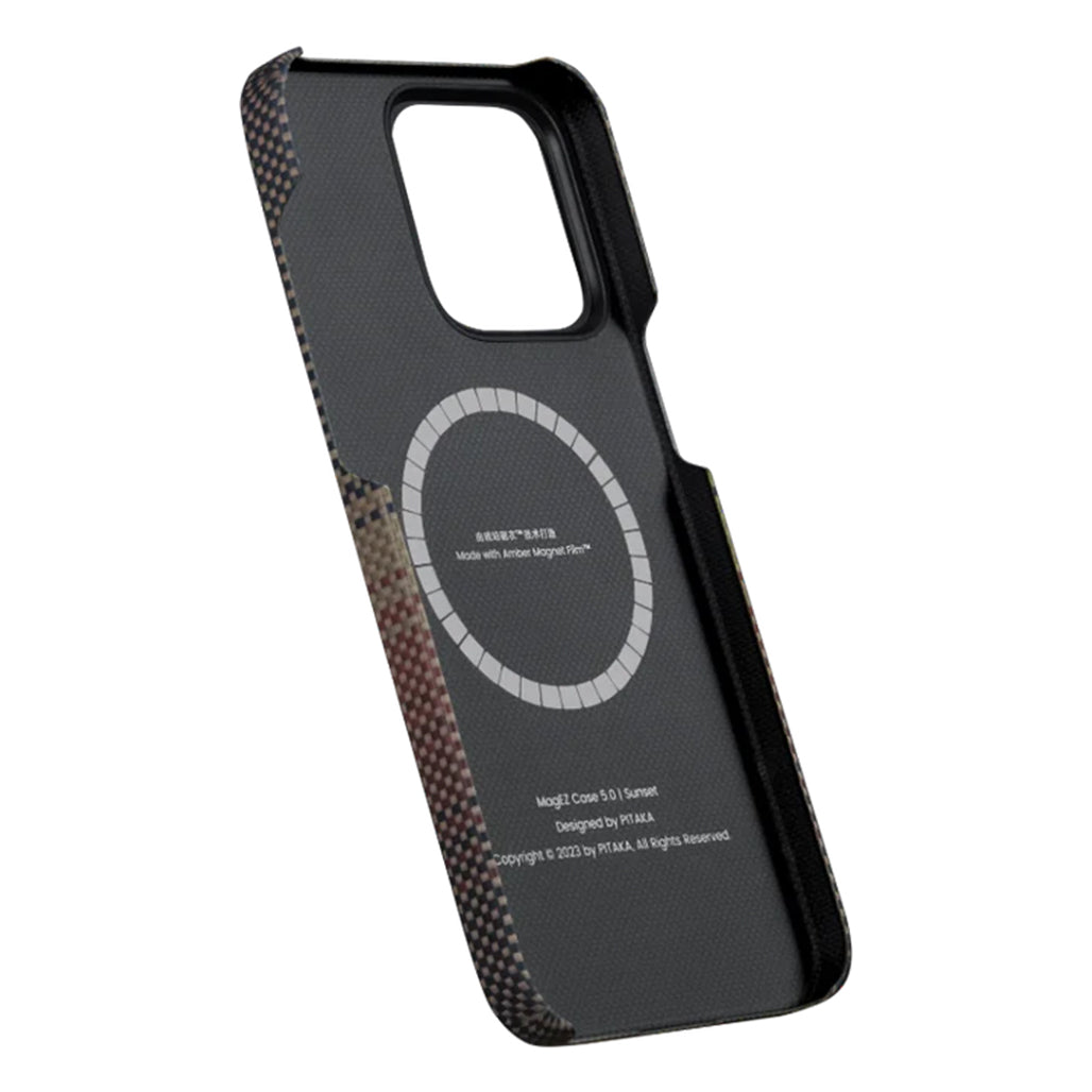 A Photo Of Pitaka MagEZ Case 5 - SUNSET for iPhone 15 Pro Max