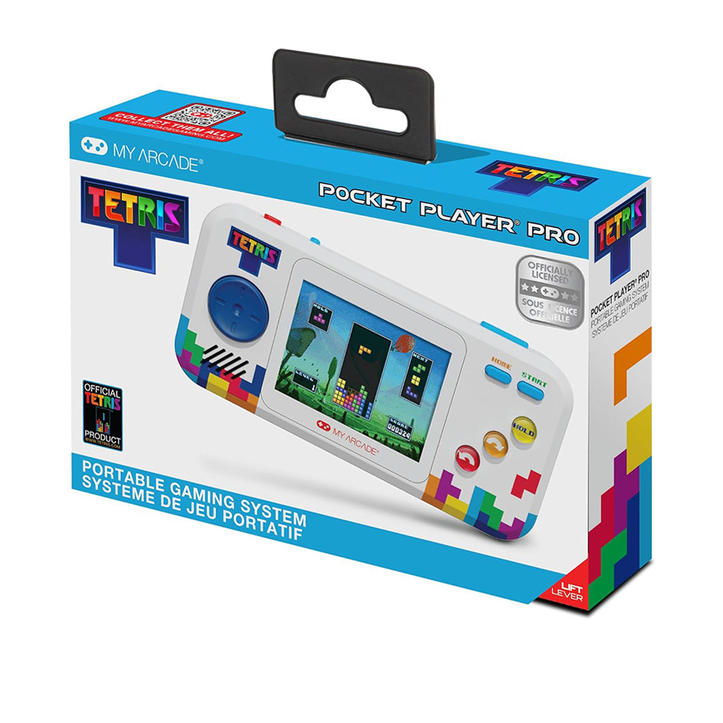 A Photo Of My Arcade Pocket Player Pro: Tetris - Classic Puzzle Game with Full Color Display and Ergonomic Design
