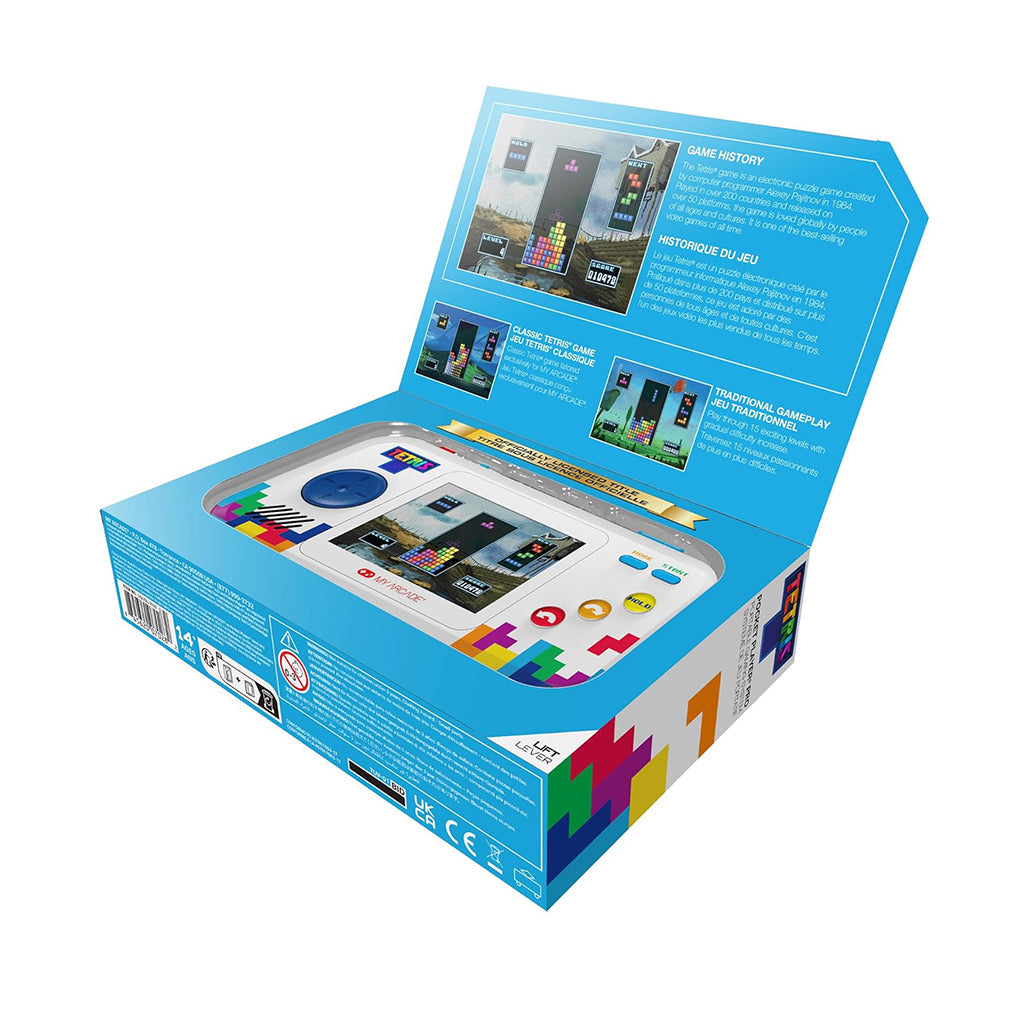 A Photo Of My Arcade Pocket Player Pro: Tetris - Classic Puzzle Game with Full Color Display and Ergonomic Design