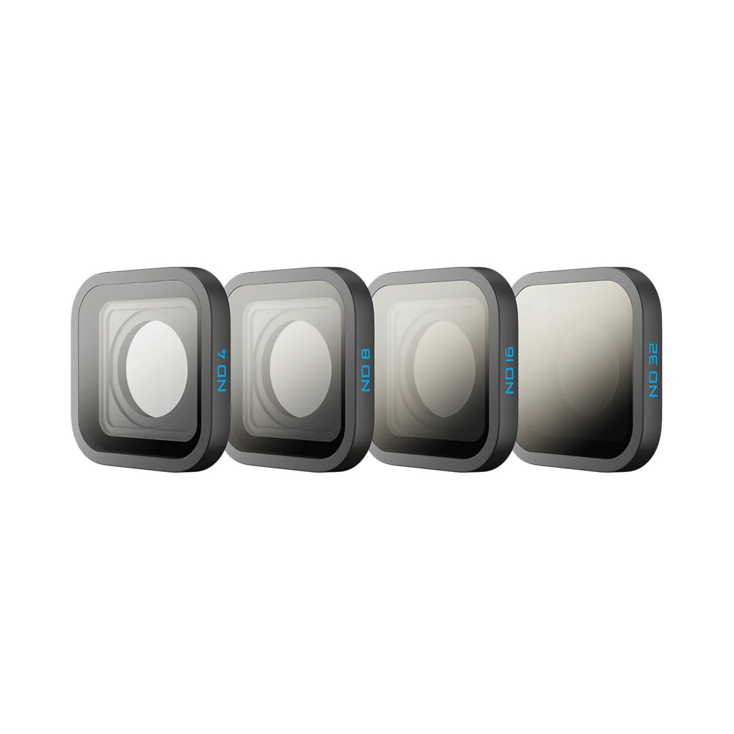 A Photo Of GoPro ND Filter 4-Pack HB-Series for HERO13 Black | ND4, ND8, ND16, ND32 - Motion Blur for Cinematic Video