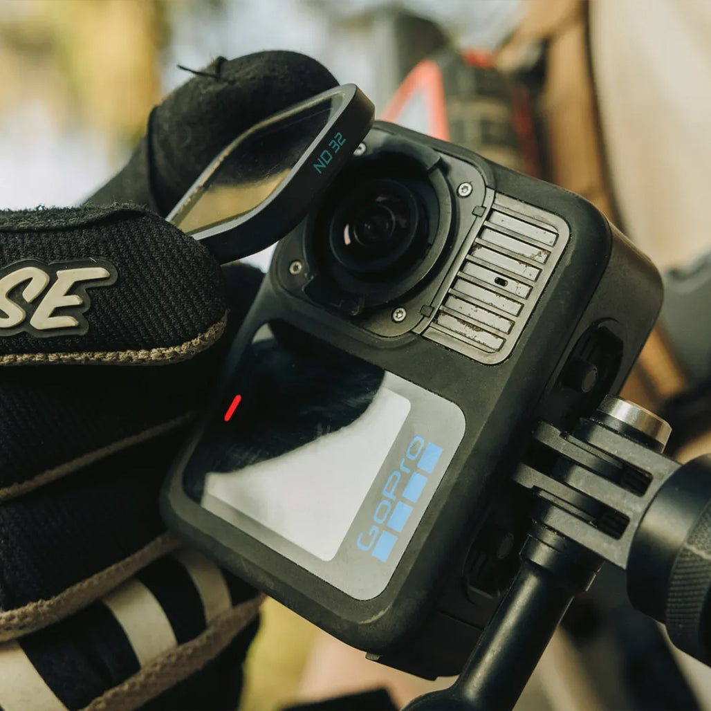 A Photo Of GoPro ND Filter 4-Pack HB-Series for HERO13 Black | ND4, ND8, ND16, ND32 - Motion Blur for Cinematic Video