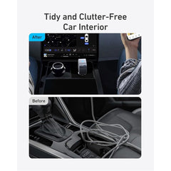 A Photo Of Anker Nano 75W USB-C Car Charger with Built-In Retractable Cable – High-Speed Charging for On-the-Go Power