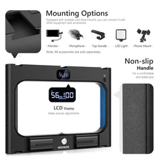 A Photo Of Neewer A111 Bi-Color Ring Light Stabilizer: Adjustable LED Light with Bluetooth Shutter for Smartphone and Camera Rig