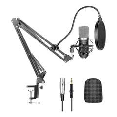 A Photo Of Neewer NW-700 Professional Studio Condenser Microphone Kit with NW-35 Adjustable Scissor Arm Stand and Shock Mount