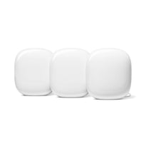 Google Nest Wifi Pro - 3 Pack Mesh System with Wi-Fi 6E, Coverage up to 6600 sq ft