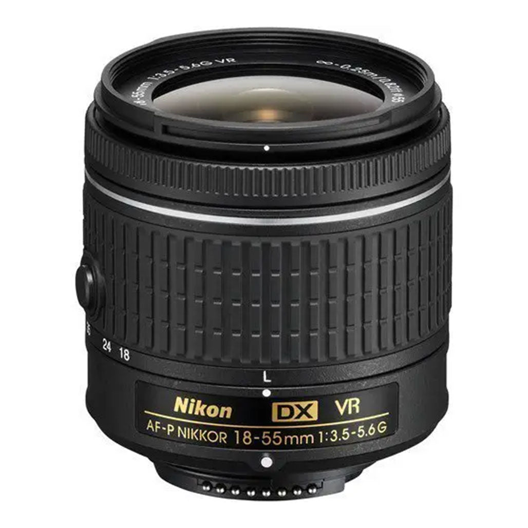 A Photo Of Nikon AF-P DX NIKKOR 18-55mm f/3.5-5.6G VR Lens – Versatile Standard Zoom with Vibration Reduction