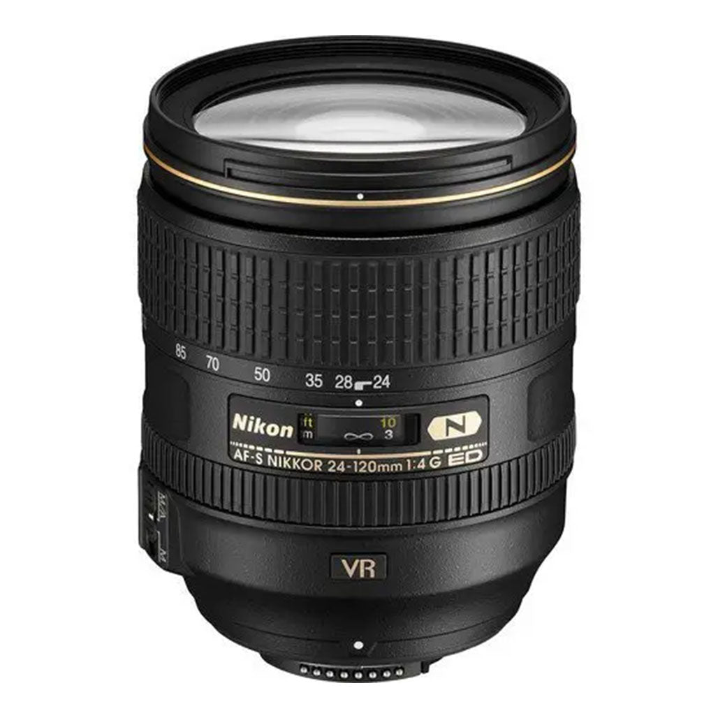 A Photo Of Nikon AF-S NIKKOR 24-120mm f/4G ED VR Lens – Versatile Zoom with Constant Aperture and Image Stabilization